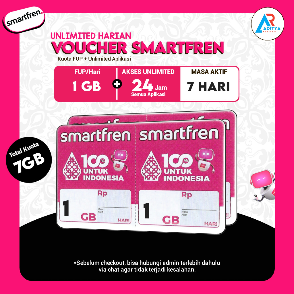 Jual Voucher Smartfren Unlimited Gb Hari Hari Nasional Shopee Indonesia