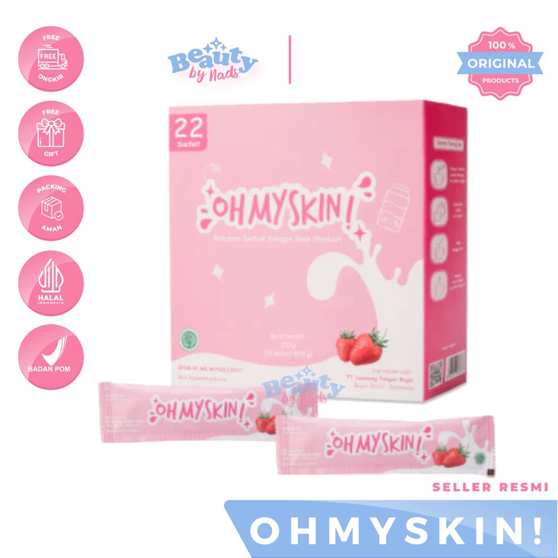 Jual Ready Ohmyskin Collagen Drink Minuman Kolagen Serbuk Kolagen