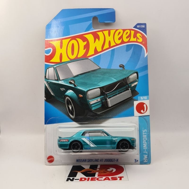 Jual HOT WHEELS NISSAN SKYLINE HT 2000GT X HW J IMPORTS GREEN