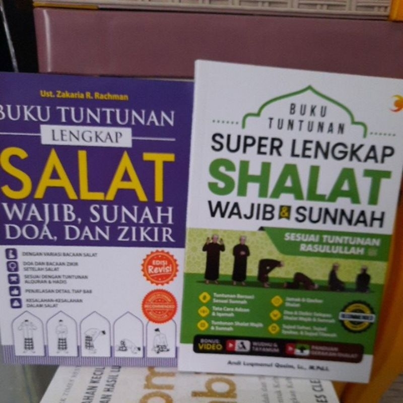 Jual Paket Buku Tuntunan Lengkap Salat Wajib Sunah Doa Dan Zikir