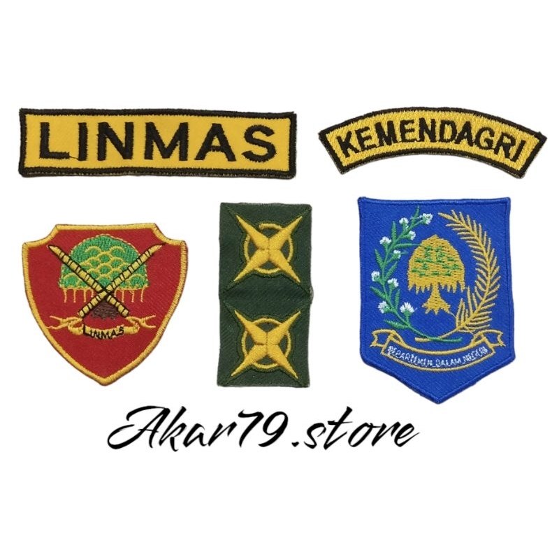 Jual BORDIR BADGE LOGO PATCH EMBLEM ATRIBUT LINMAS Shopee Indonesia