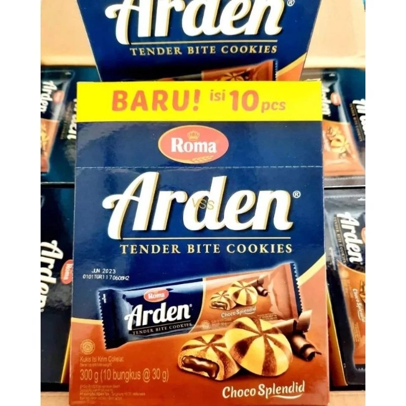 Jual Roma Arden Tender Bite Cookies Box Isi 10 Bungkus Shopee Indonesia