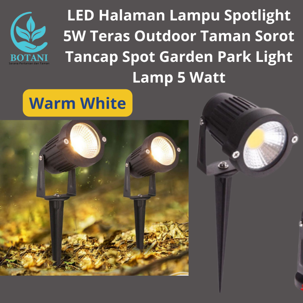 Jual Led Halaman Lampu Spotlight W Teras Outdoor Taman Sorot Tancap