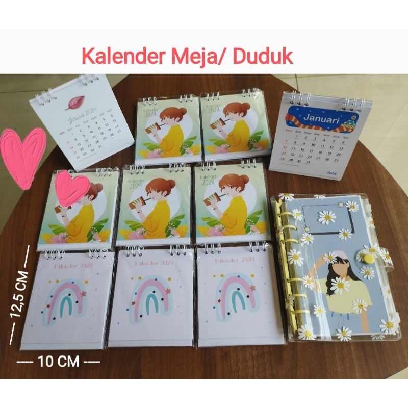 Jual Kalender Meja Duduk Uk X Cm Shopee Indonesia