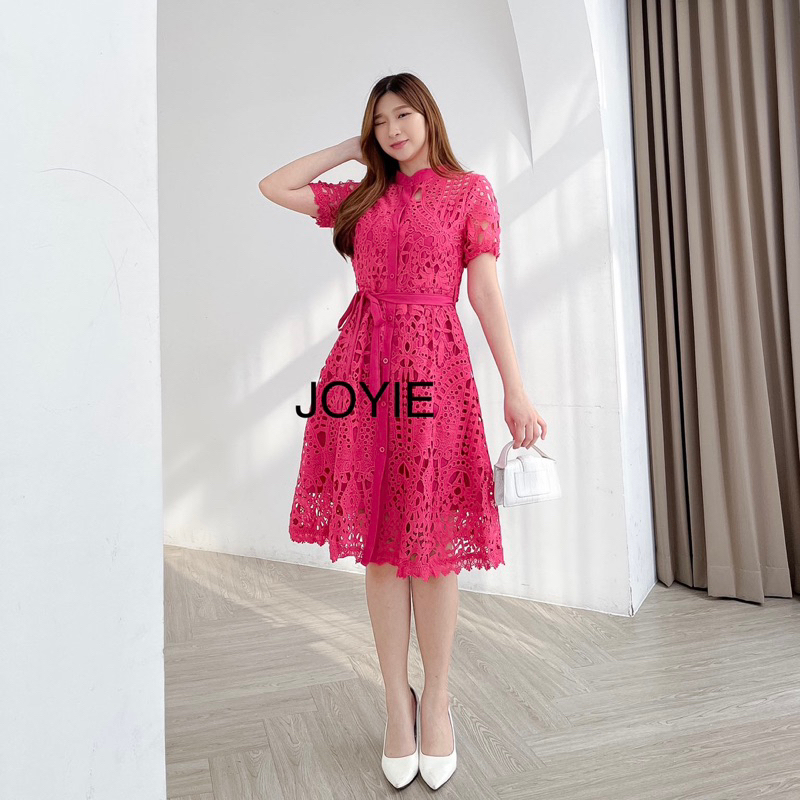 Jual Na Heedo Dress Korean Simple Eyelet Dinner Spring Formal Sopan