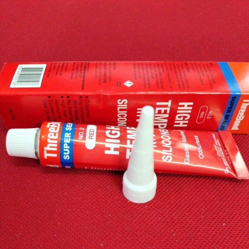 Jual Lem Merk Threebond Super Sealer No High Temp Rtv Silicone Red