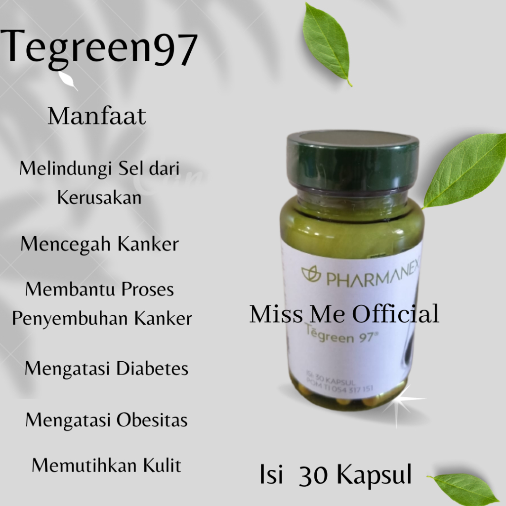 Jual Teh Hijau 1 Botol 30 Kapsul TeeeGreeen30 Kapsul Original97