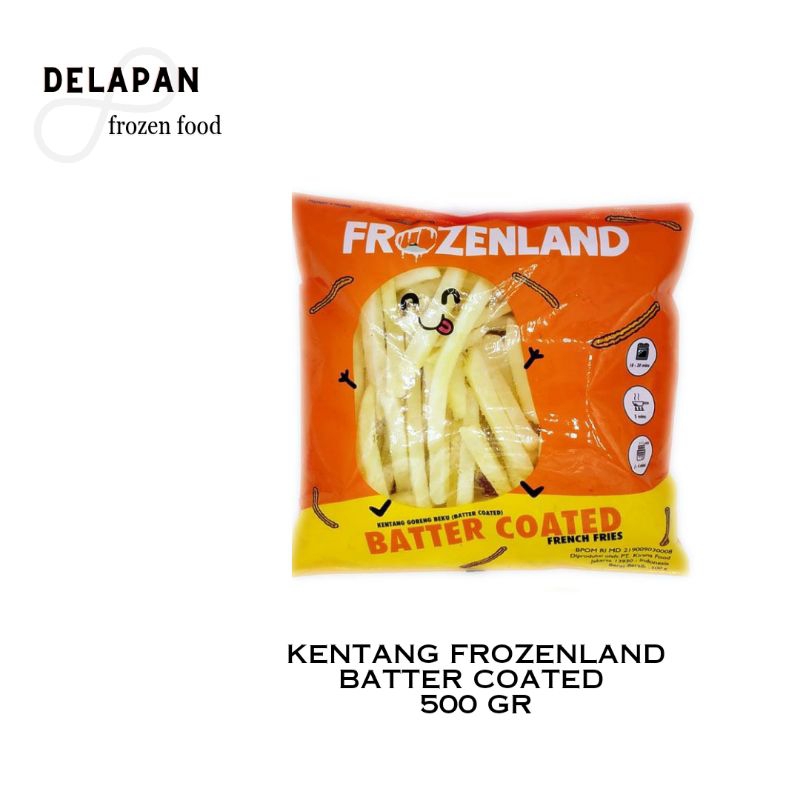 Jual Kentang Frozenland Batter Coated 500 Gr Shopee Indonesia