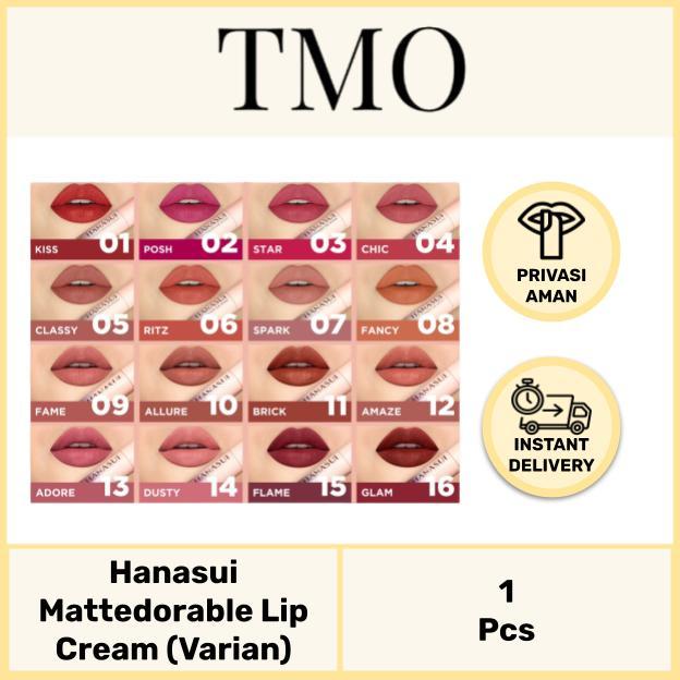 Jual Hanasui Mattedorable Lip Cream Matte Dorable Lipcream Lipstick