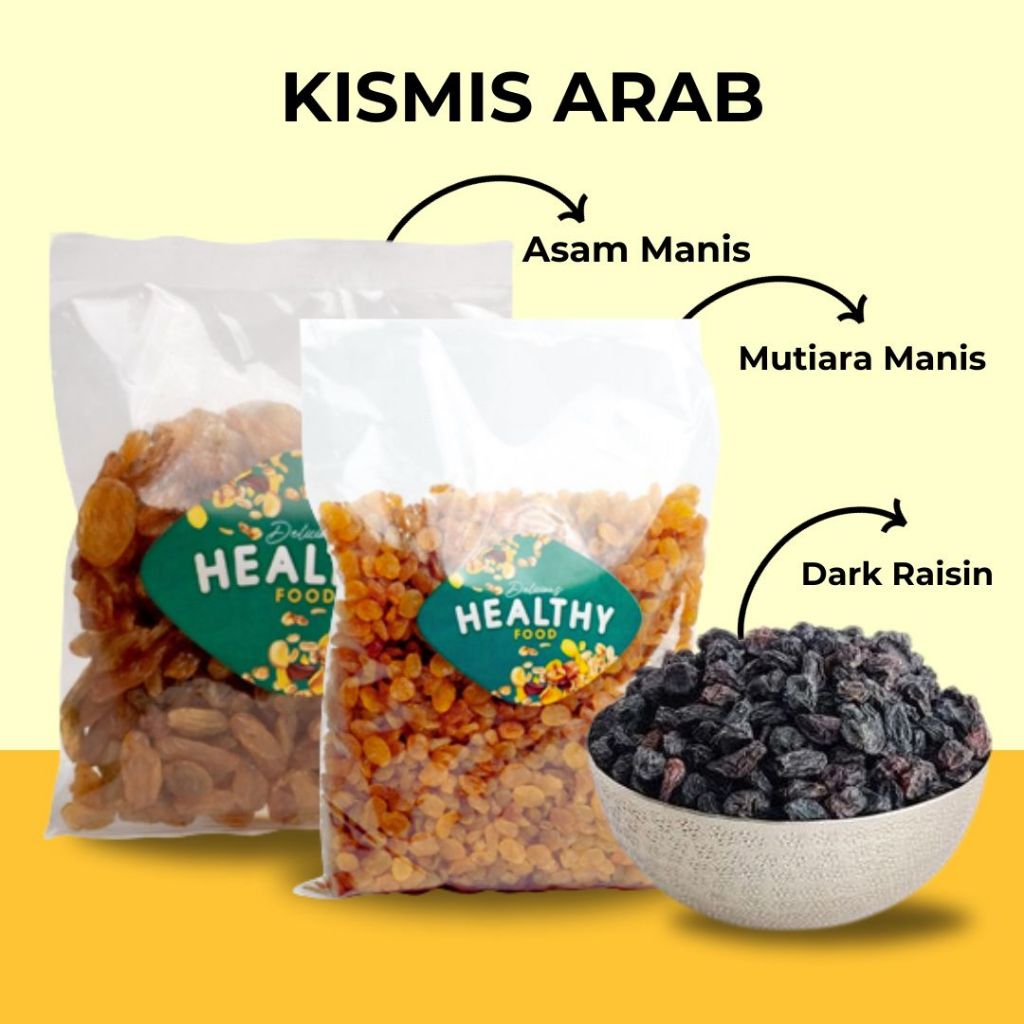 Jual Kismis Arab Premium Kg Raisin Oleh Oleh Haji Umroh Kismis Asam