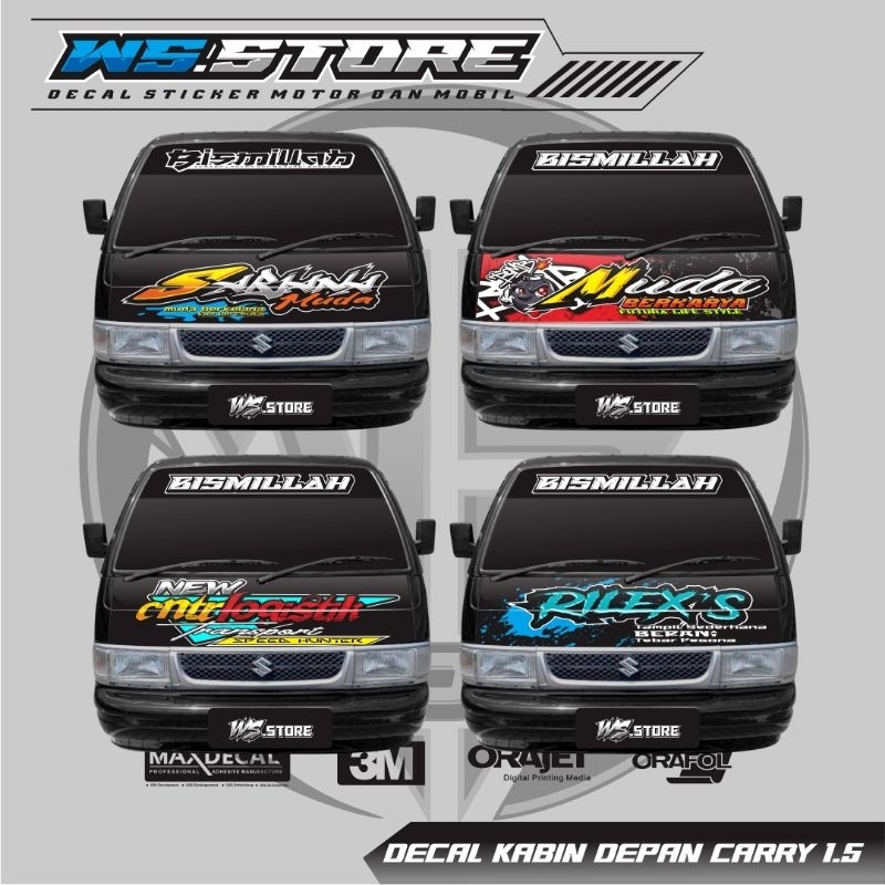 Jual Decal Sticker Kabin Depan T Ss Futura Shopee Indonesia