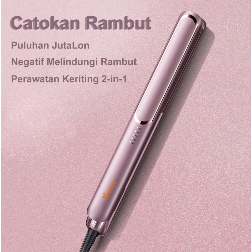 Jual KUCUU Catokan Rambut Catokan Curly Catok 2 In 1 Hair Straightener