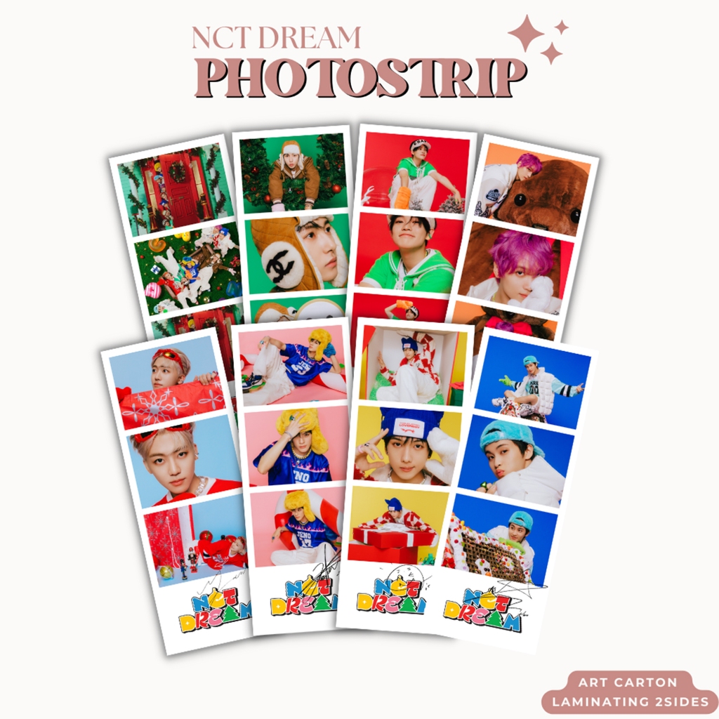 Jual Photo Strip Nct Dream Isi Pcs Laminasi Sisi Foto Strips