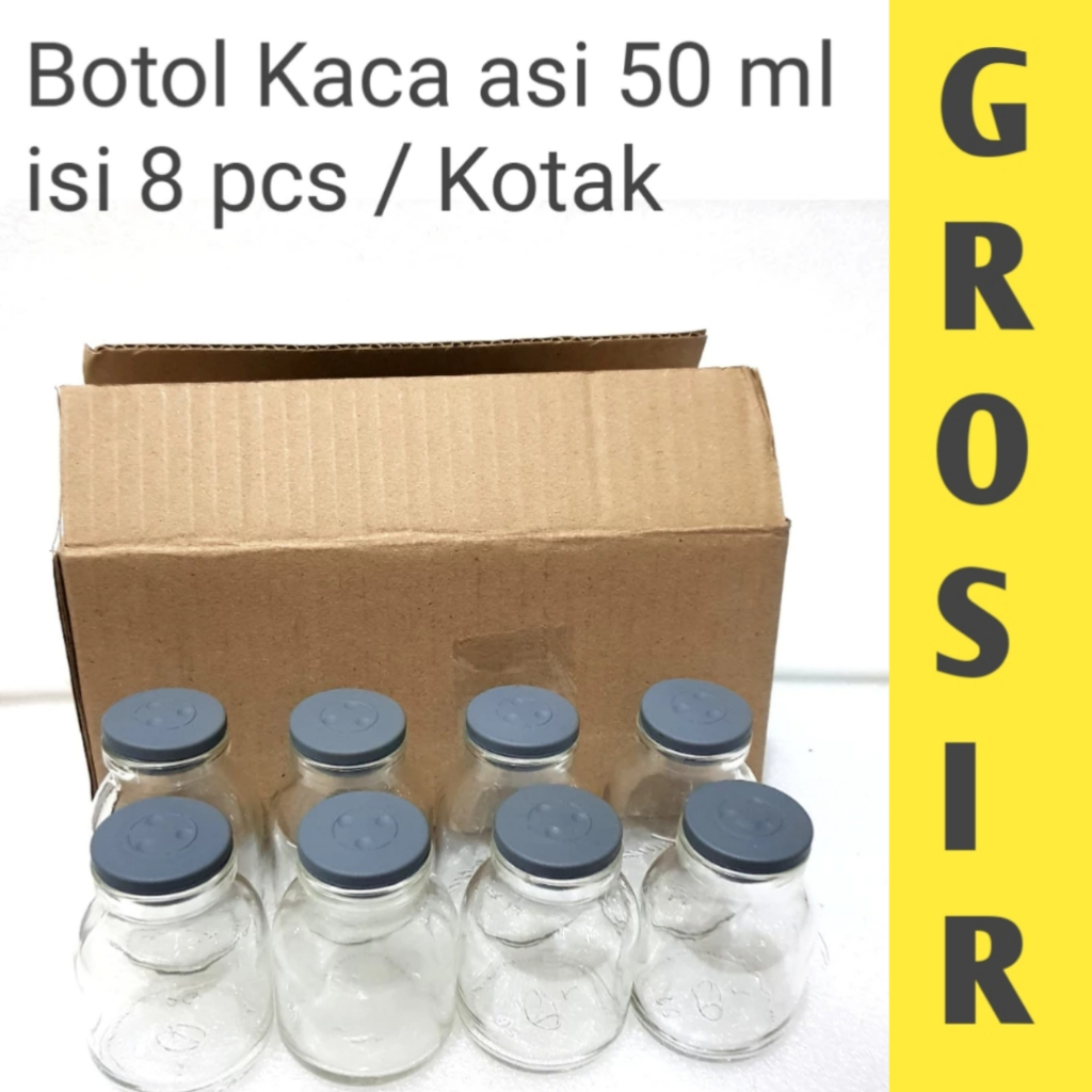 Jual 50ml Botol Asi 50ml Botol Asi Tutup Karet 50ml Botol Susu Bayi