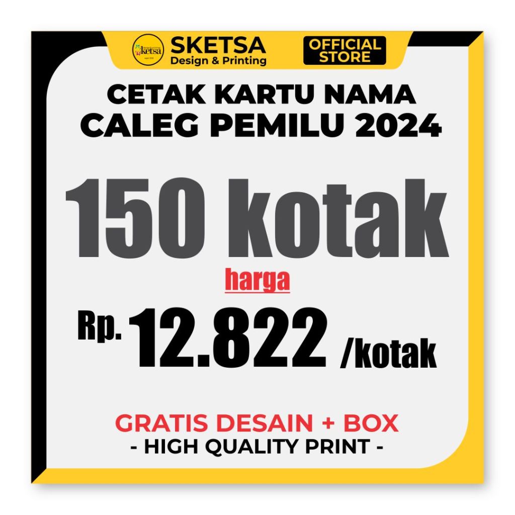 Jual Termurah Kartu Caleg Sisi Kartu Nama Caleg Kartu Nama