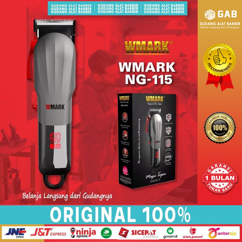 Jual Hair Clipper Wmark Ng Alat Cukur Pangkas Rambut Elektrik