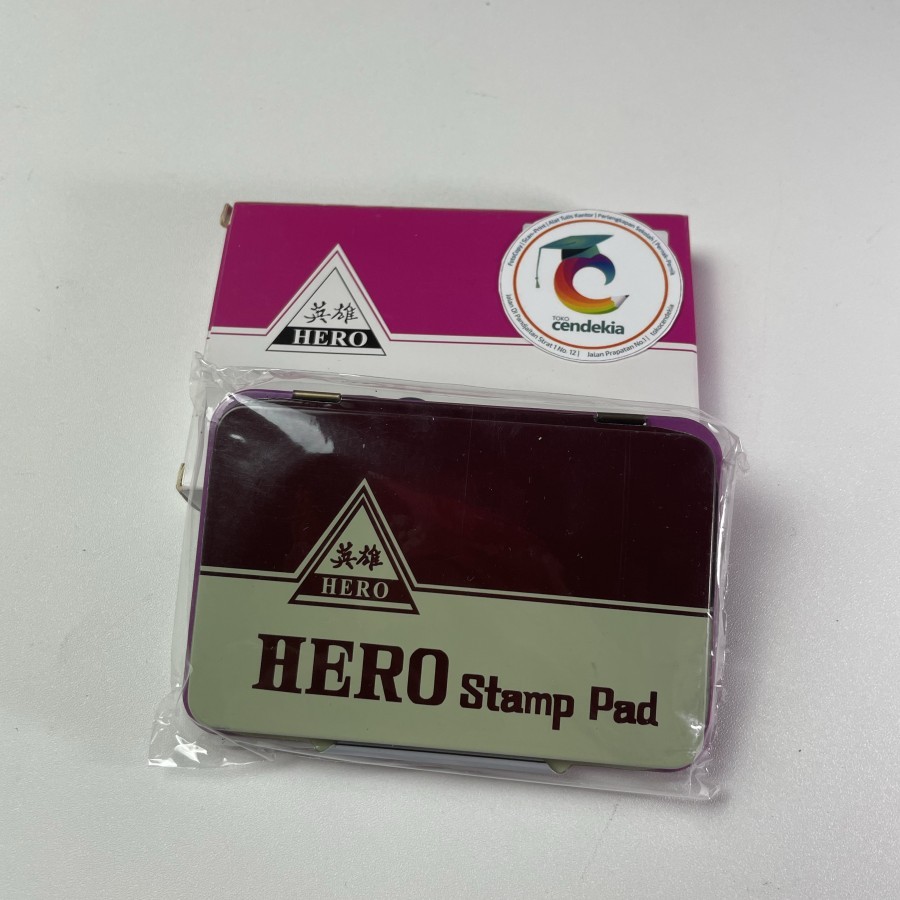 Jual Stamp Pad Bantalan Stampel HERO E2460 Violet Shopee Indonesia