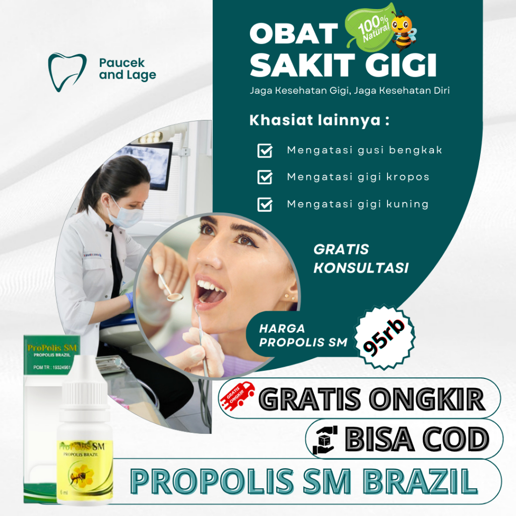 Jual Obat Tetes Gigi Sakit Kropos Gusi Bengkak Sariawan Bibir Pecah