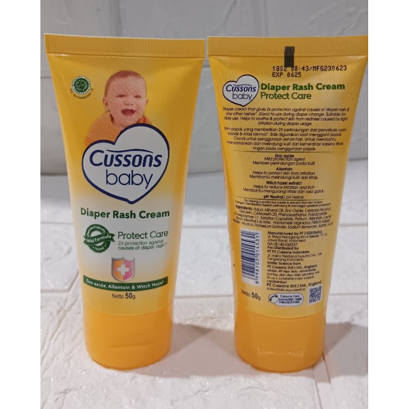 Jual CUSSONS DIAPER RASH CREAM 50GR Shopee Indonesia