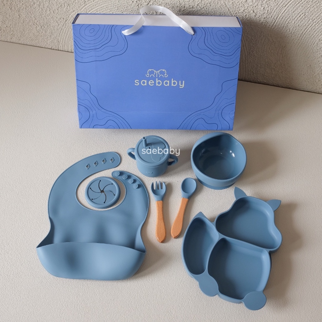 Jual Sae Georgia Set Pcs Baby Feeding Silicone Set Hampers Bayi