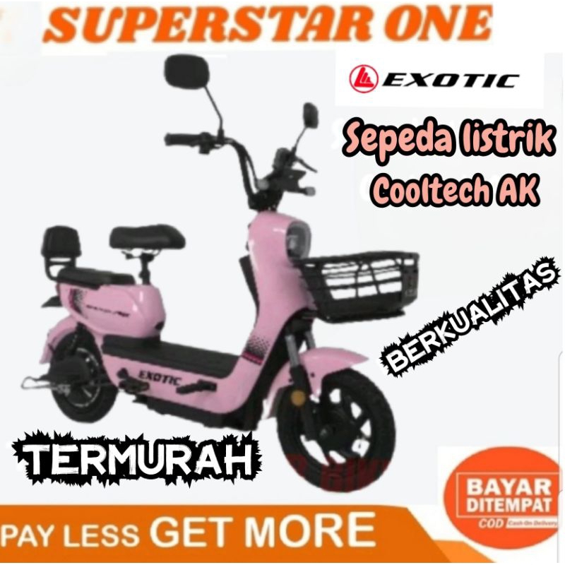 Jual Sepeda Listrik Exotic Cooltech Ak By Exotic Bike Shopee Indonesia