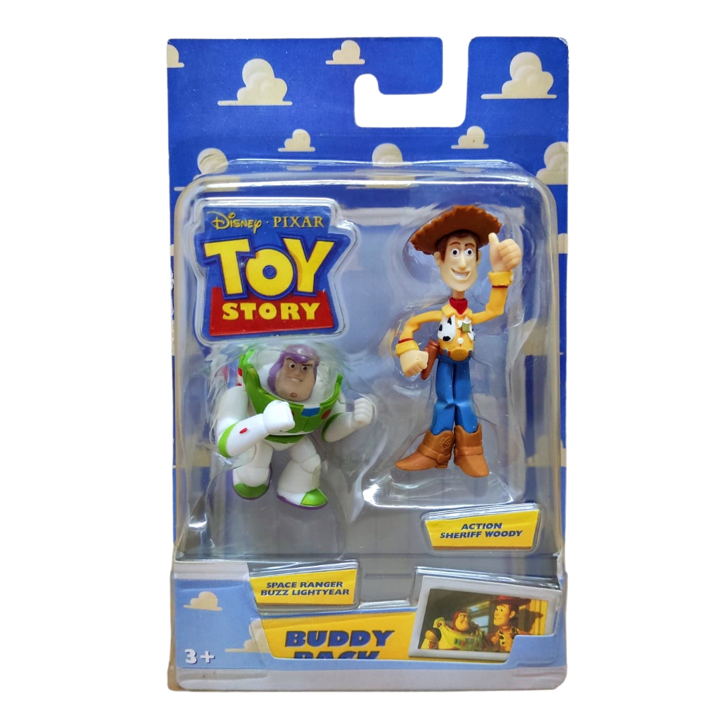 Jual TOY STORY Buddy Pack Woody Buzz Lightyear Action Figure Dis Pixar