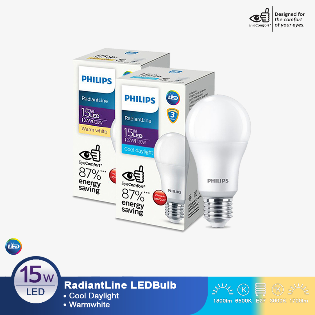 Jual Philips Radiantline Ledbulb W Shopee Indonesia