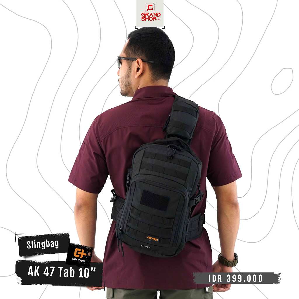 Jual Tas Ransel Tali Satu Tas Selempang Pria AK 47 Cartenz Tactical