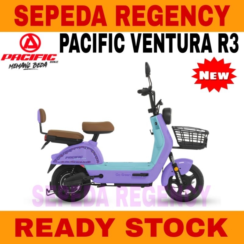 Jual Sepeda Listrik Pacific Ventura R Electric Bike Watt Motor