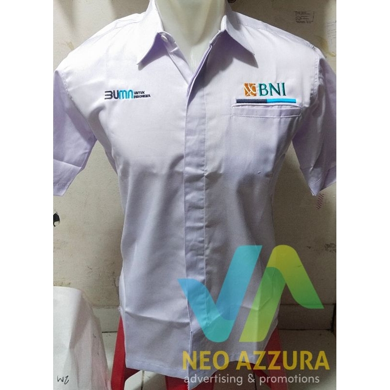 Jual Kemeja Bumn Bni Seragam Kerja Bank Nasional Indonesia Shopee