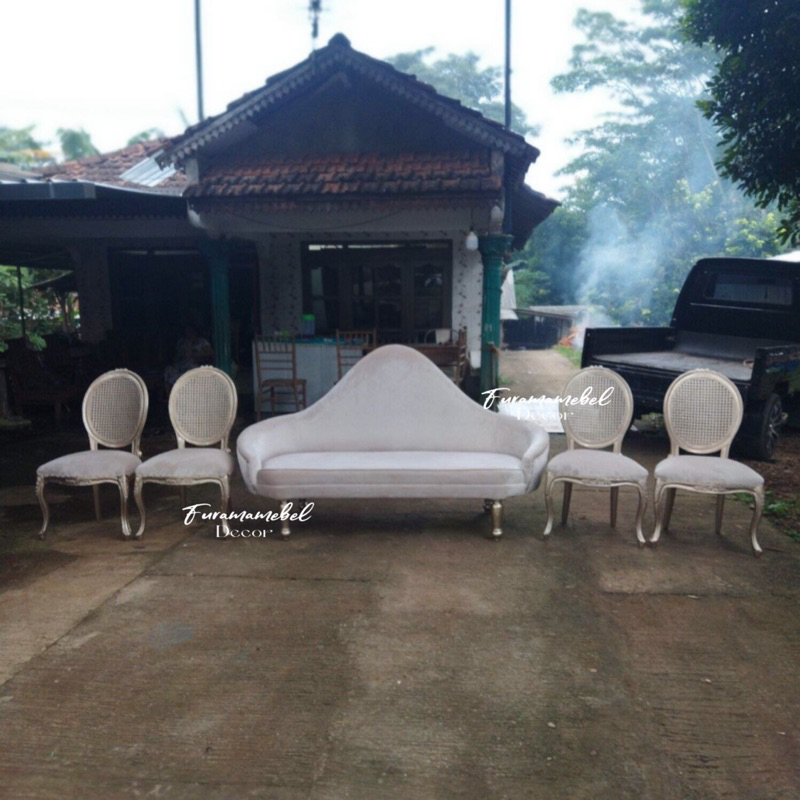 Jual Kursi Sofa Pelaminan Retro Kursi Pelaminan Pengantin Kursi