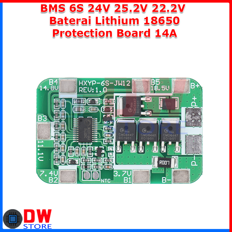 Jual Bms S A V V V Baterai Lithium Protection Board