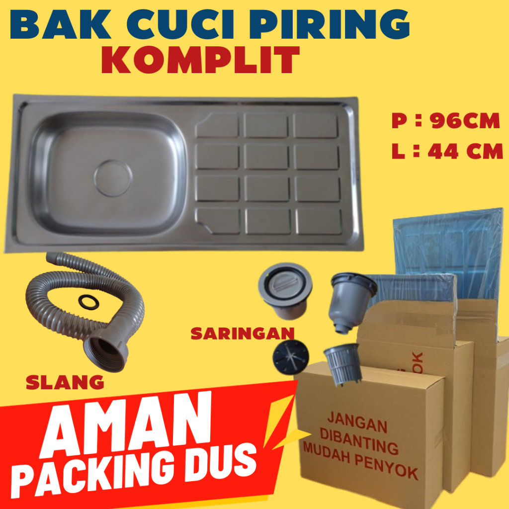 Jual Bak Cuci Piring Cm Wastafel Cm X Cm Sink Stainless