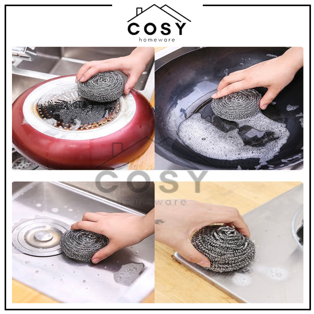 Jual Cosy Sabut Cuci Kawat Stainless Steel Baja Besi Gosok Panci Piring