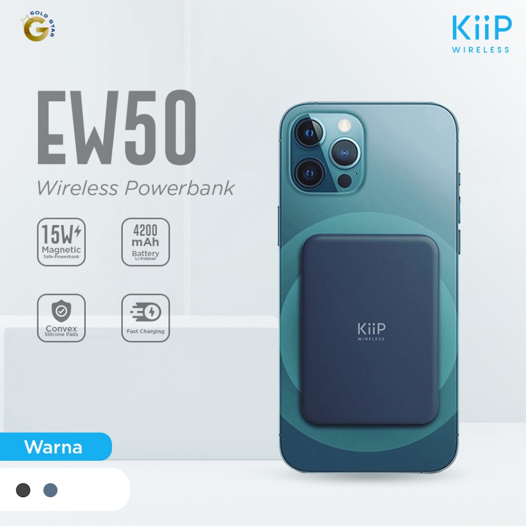 Jual Kiip Power Bank Ew Magnetic Magsafe W Fast Charging Mah