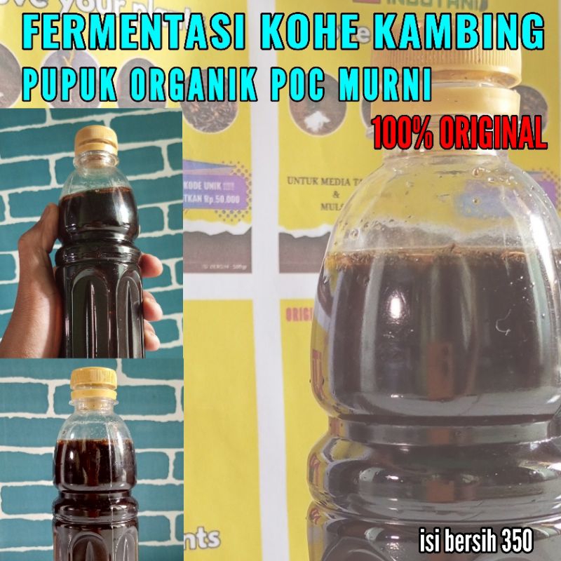 Jual PUPUK KOHE KAMBING FERMENTASI KOHE KAMBING CAIR PUPUK POC