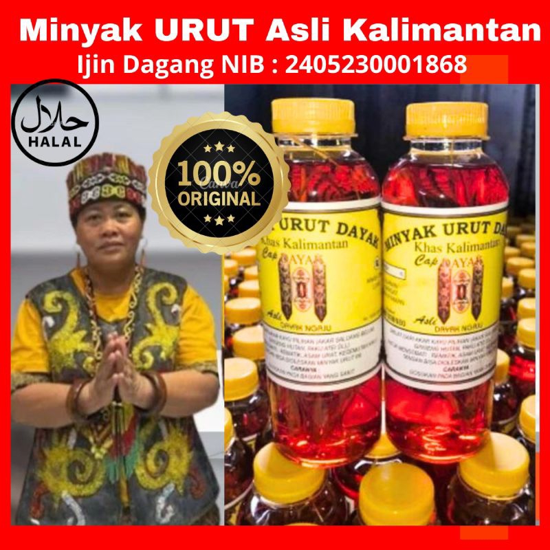 Jual Asli Original Kalimantan Minyak URUT Ibu Ida Dayak Shopee Indonesia