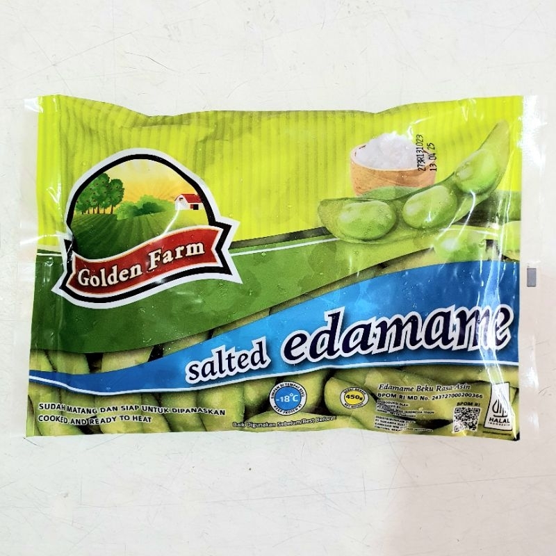 Jual Golden Farm Salted Edamame 450g Shopee Indonesia