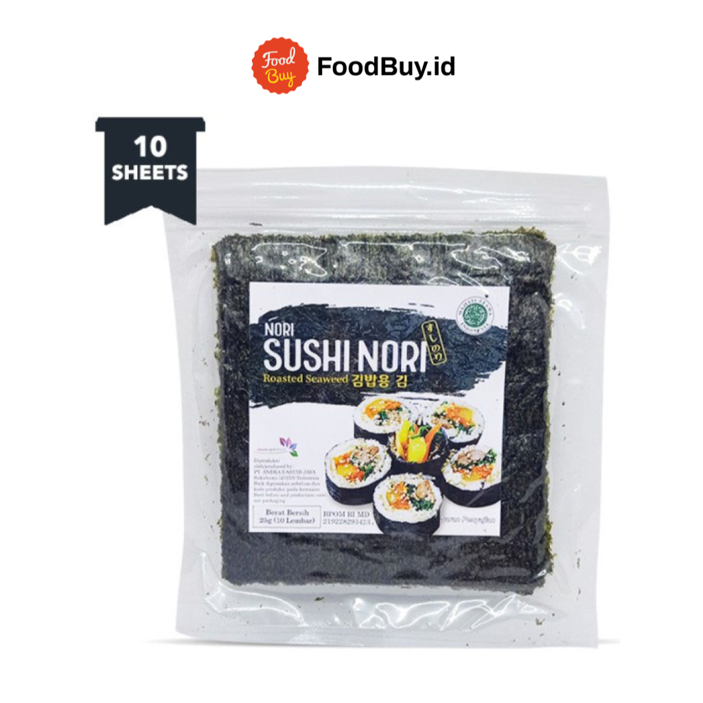 Jual Jsf Sushi Nori Roasted Seaweed Isi Sheets Gr Shopee Indonesia