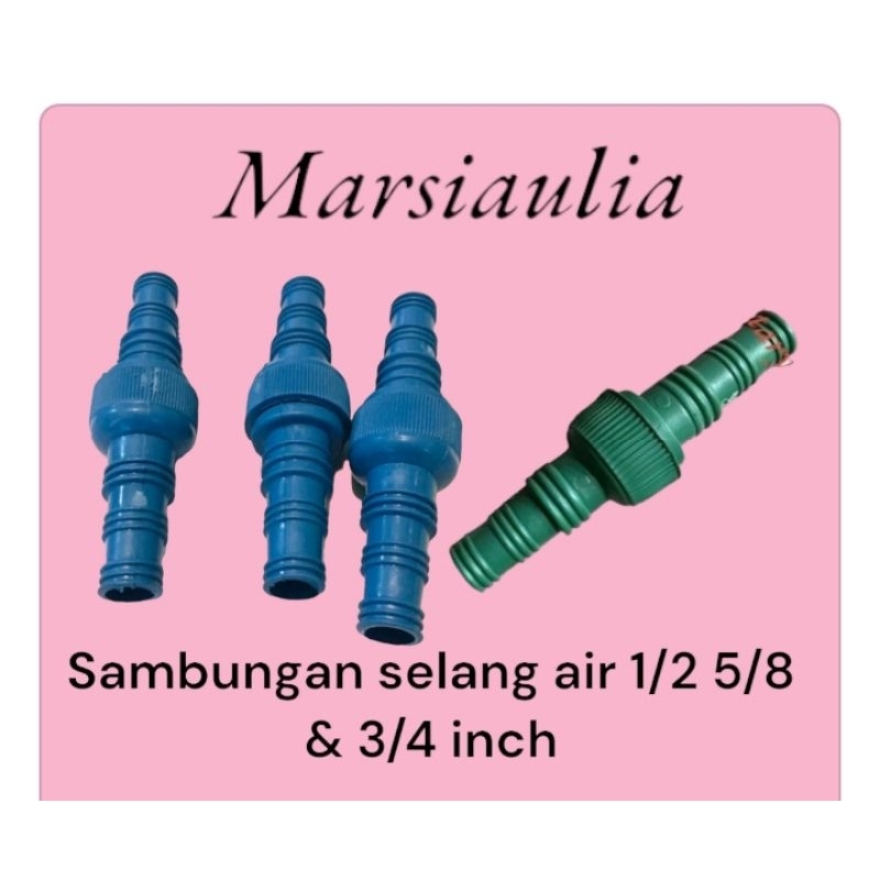 Jual Sambungan Selang Air Drat Bahan Plastik Ukuran Inch