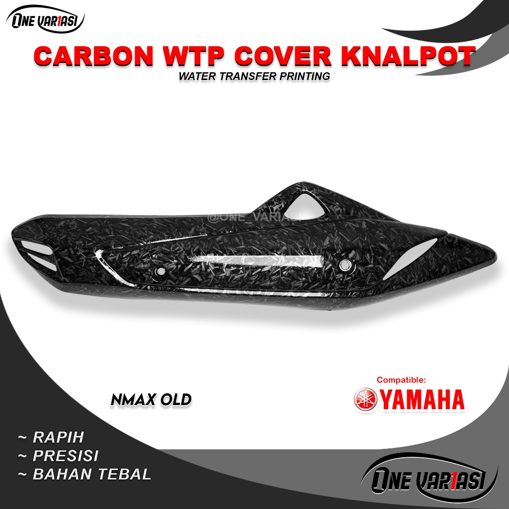 Jual COVER KNALPOT CARBON FORGED NMAX OLD TUTUP TAMENG PELINGDUNG