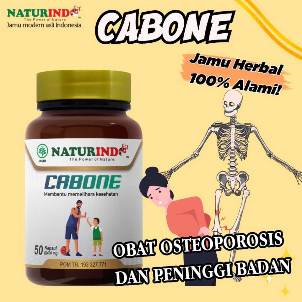 Jual Herbal Cabone Naturindo Merangsang Hormon Pertumbuhan Memenuhi