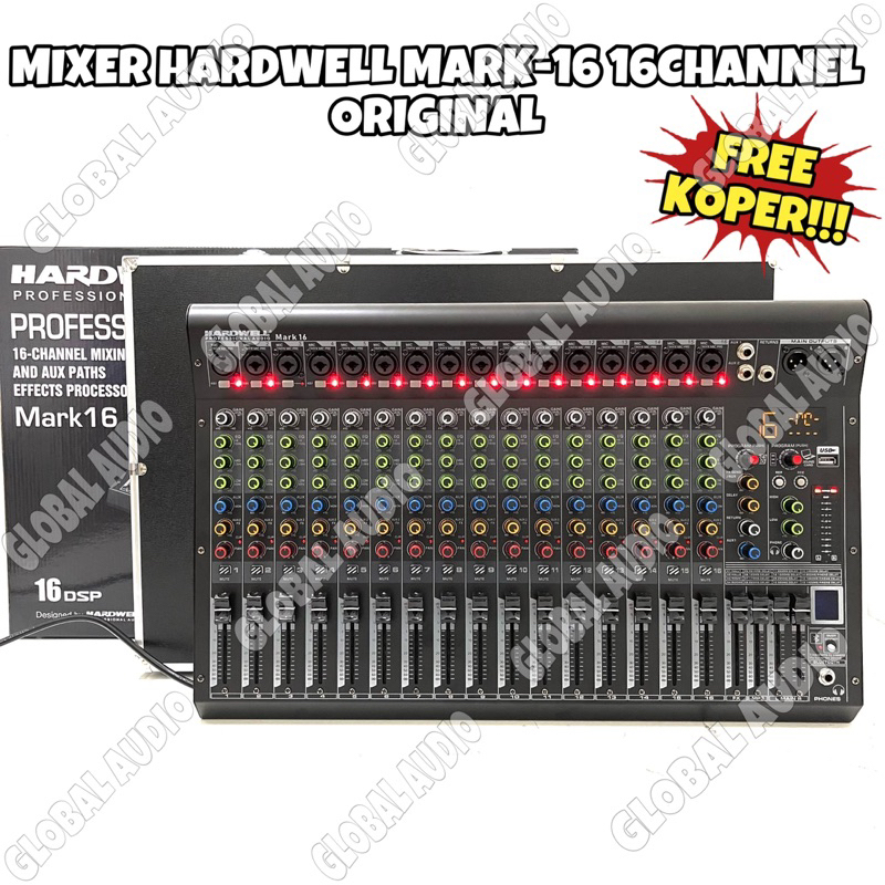 Jual Mixer Audio Hardwell Mark Channel Original Free Koper