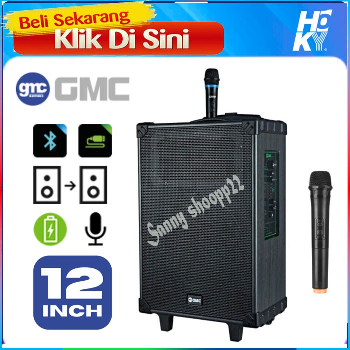 Jual Speaker Gmc M Inch Jumbo Portabel Ampli Meeting Bluetooth