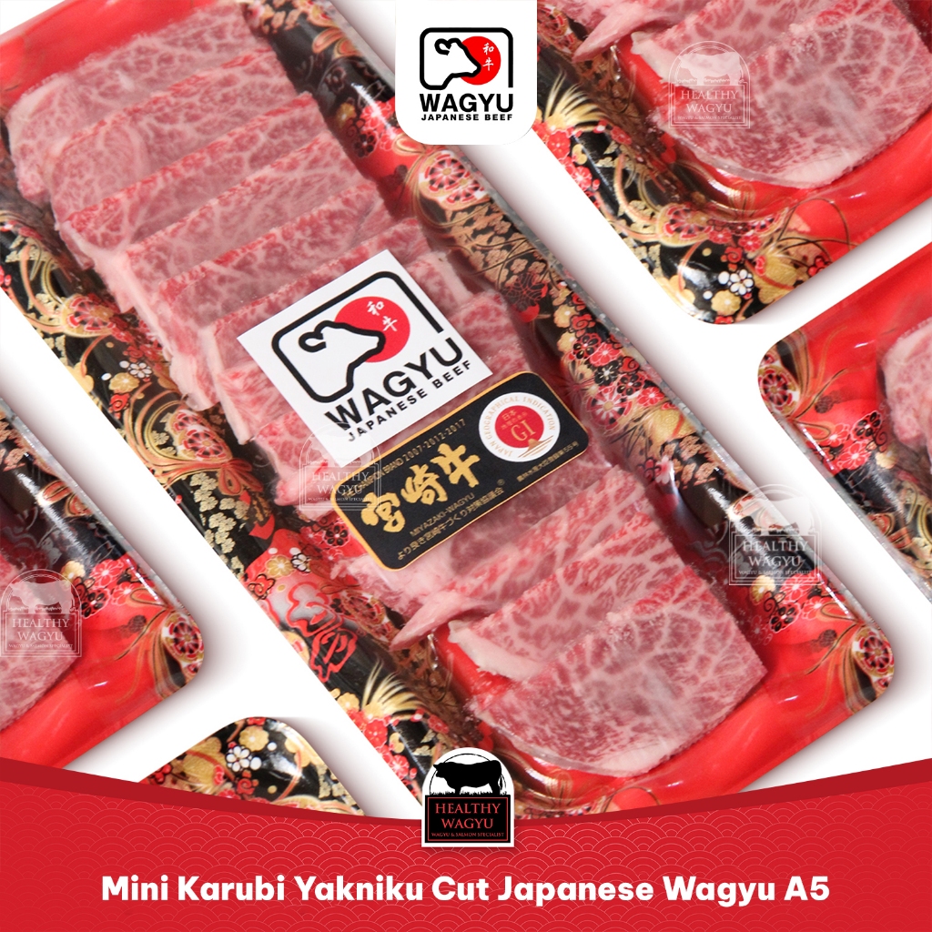 Jual Mini Karubi Yakiniku Cut 1cm Japanese Wagyu A5 100gr Healthy Wagyu