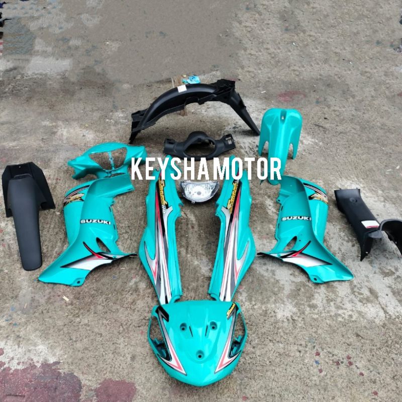 Jual Full Body Halus Body Kasar Set Striping Lampu Suzuki Smash New