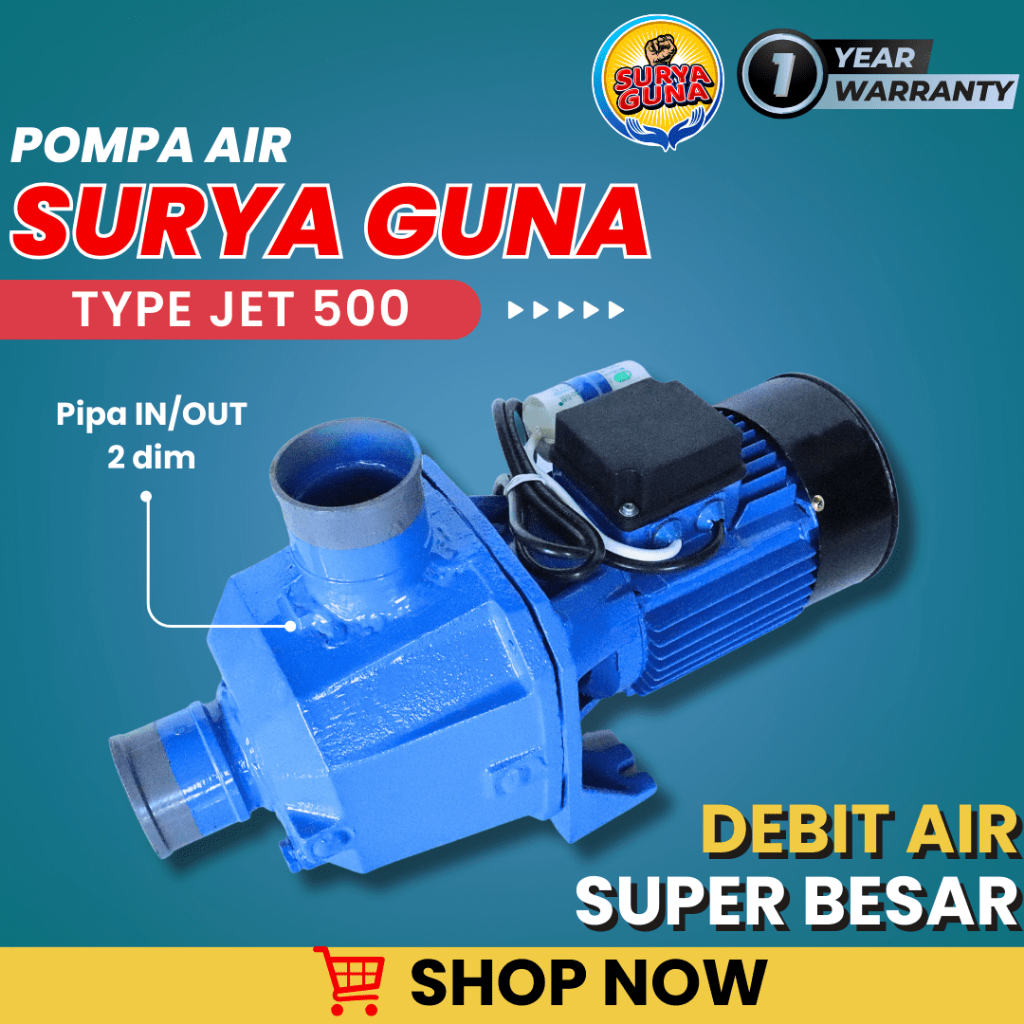 Jual Pompa Modifikasi Pipa 2 Dim Pompa Air Jet 500 FREE KLEP Pompa