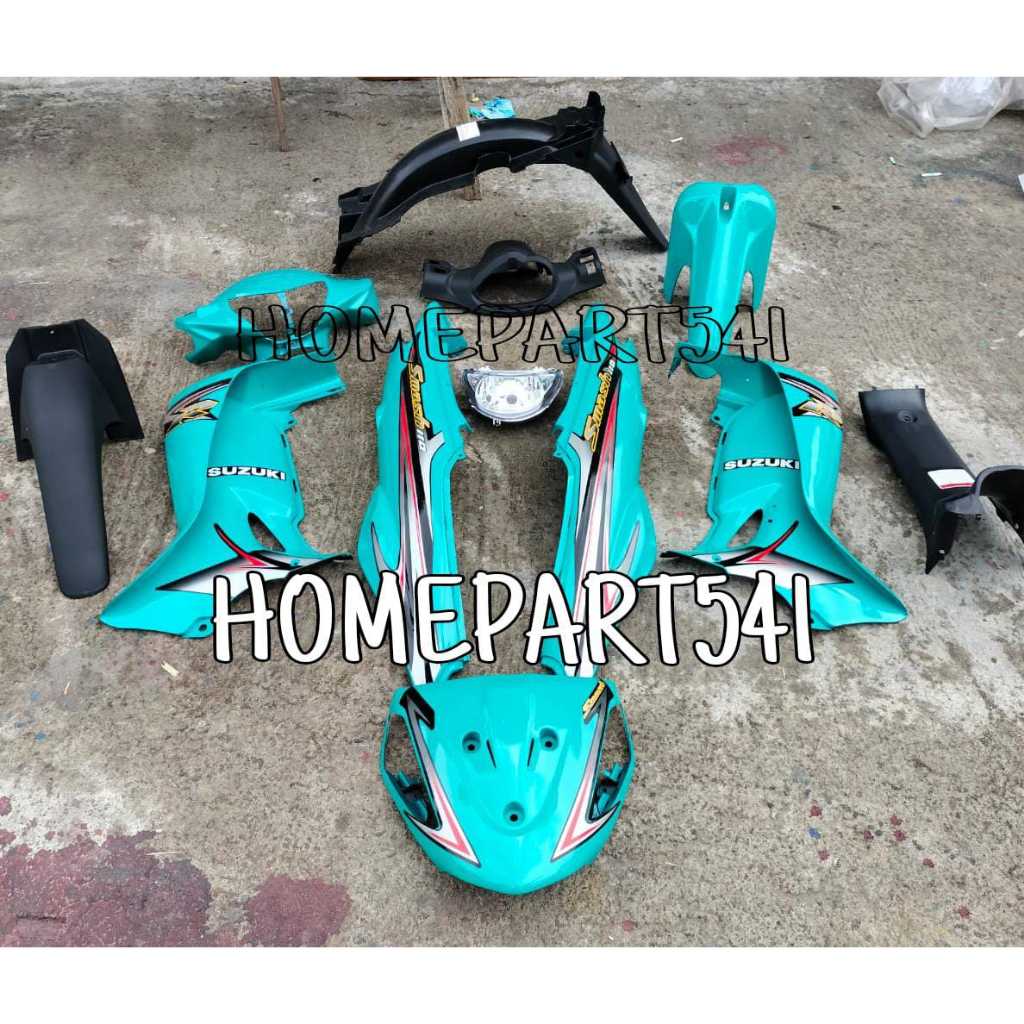 Jual PAKET FULL BODY HALUS BODY KASAR SUZUKI SMASH NEW 2008 SET TRIPING