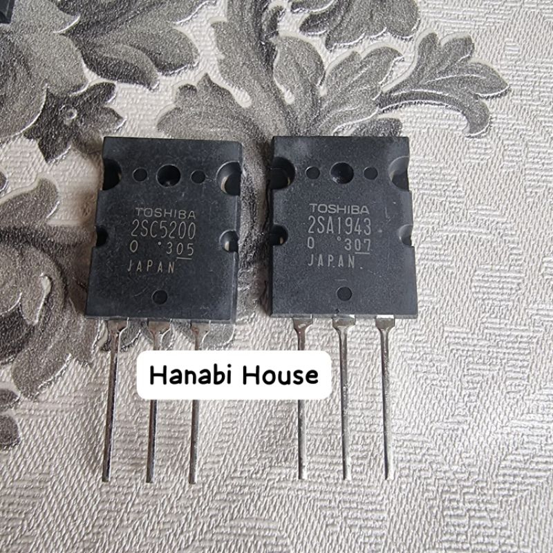 Jual Transistor Toshiba S3 305 307 1943 5200 Sa1943 Sc5200 2sa1943