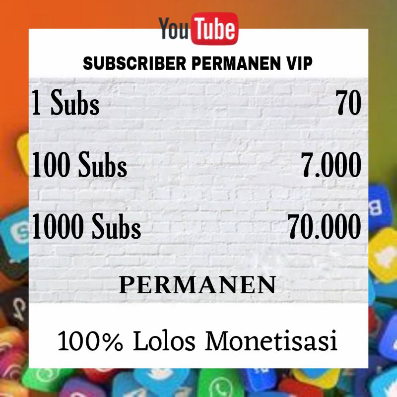 Jual Subscriber Youtube No Drop Murah Shopee Indonesia